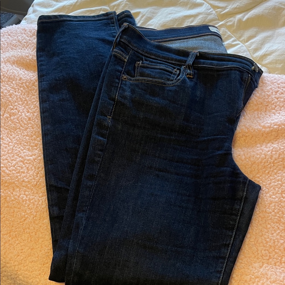 GAP Women's Dark Indigo Straight-Leg Jeans
